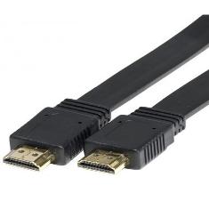 Cable Hdmi 13 Plano Macho Macho Conexion Oro 5m Negro